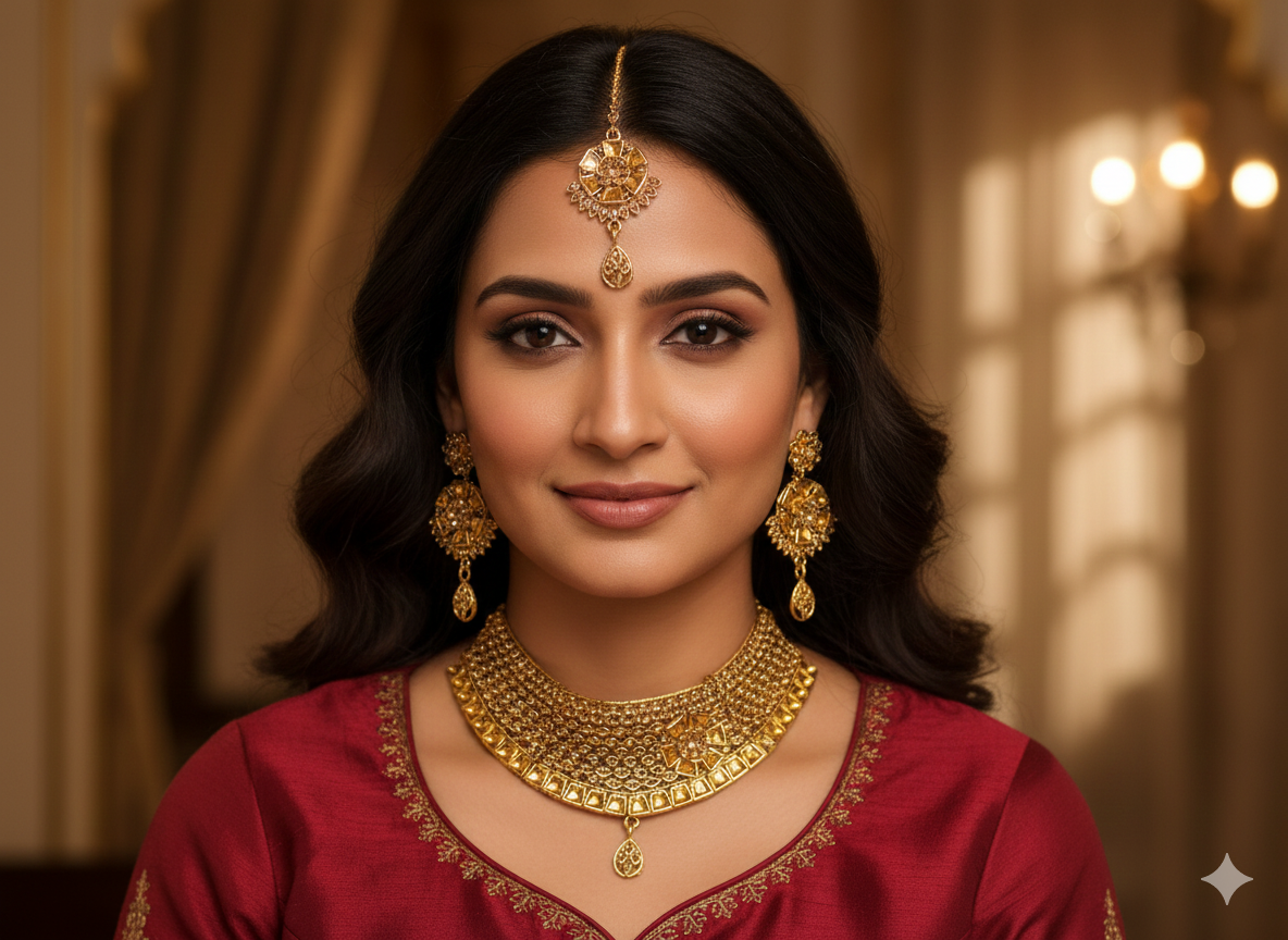 The Rajwadi Filigree Choker (Aurelian Lattice) - Image 4