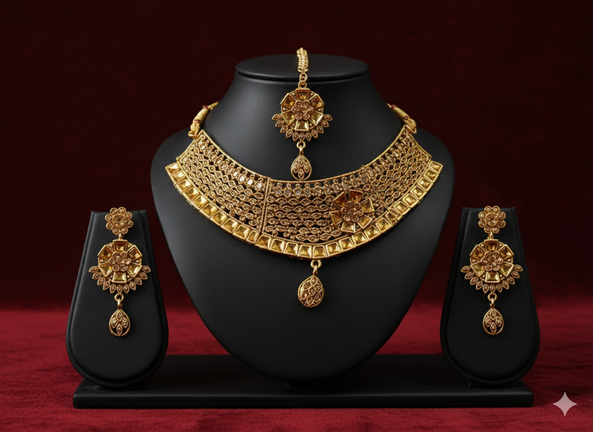 The Rajwadi Filigree Choker (Aurelian Lattice) - Image 5