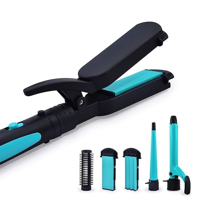 Havells 5-in-1 Multi Styling Kit - Straightener, Curler, Crimper, Conical Curler & Volume Brush