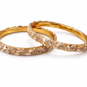 Royal Noor Diamond-Cut Bangles
