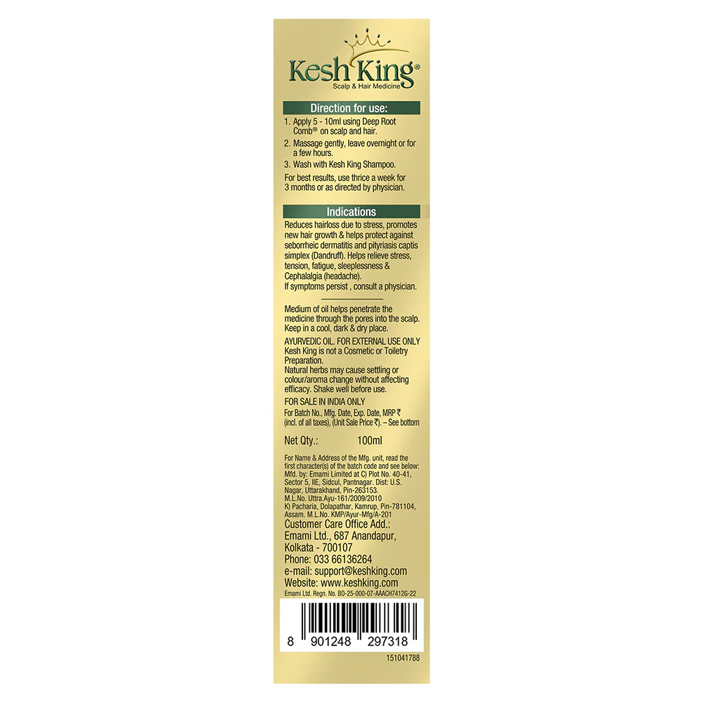 Kesh King Gold Ayurvedic Oil - Hair Oil - Image 2