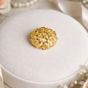 Svarnika Floral Majesty 1 Gram Gold Ring