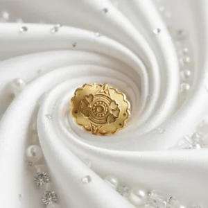 The Radiant Gilded Dahlia Ring