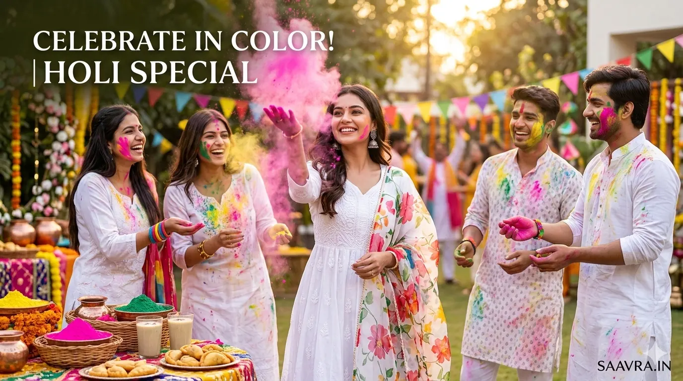 Celebrate in Color: The Ultimate Guide to a Stylish & Safe Holi with Saavra