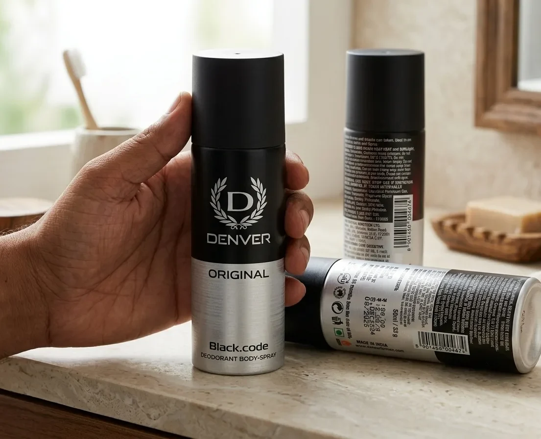 Denver Original Black Code Deodorant for Men