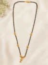 Gold Plated Black Beads Mangalsutra Necklace for Women – Traditional Daily Wear Mangalsutra