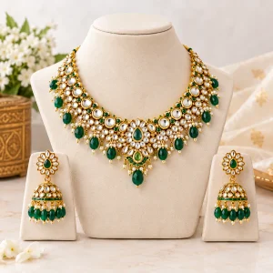 Beautiful imitation jewellery collection featuring necklace, earrings, bangles and traditional jewellery designs for women