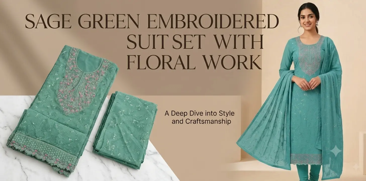 Sage Green Embroidered Suit Set Blog Featured Image