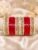 Traditional Red Suhaag Chura Set with Gold Plated Kundan & Stone Work for Women