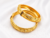Traditional Gold Plated Designer Bangles for Women | Floral Engraved Ethnic Kada Set (2 Pieces)