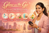 Glow on the Go: A Simple 5-Step Skincare Routine for the Busy Indian Woman