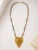 Gold Plated Traditional Black Beads Mangalsutra for Women with Designer Tassel Pendant