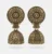 Vintage Brass-Finish Circular Jhumkis for Ethnic Wear