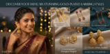 Latest Gold Plated Earrings Designs for Women: 6 Stylish Picks for Festive & Wedding Wear