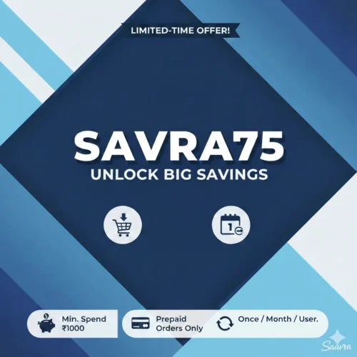 Unlock Big Savings Every Month with <strong>SAAVRA75</strong>!