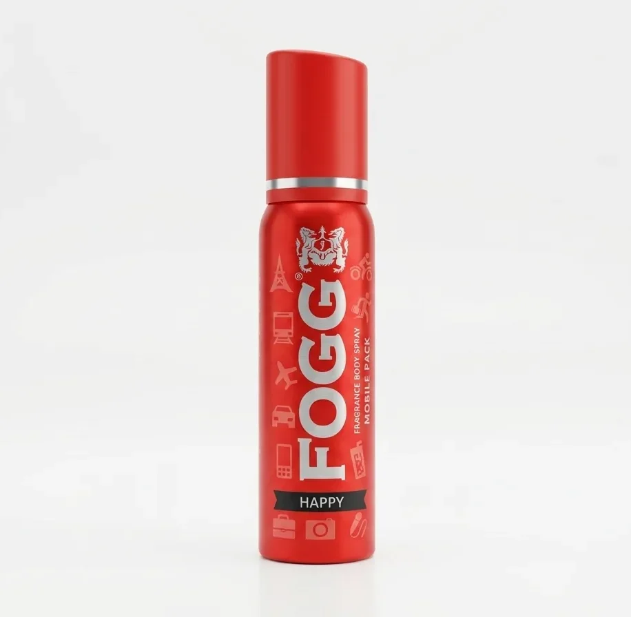 Fogg Happy Fragrance Body Spray – 25ml Mobile Pack for Men & Women